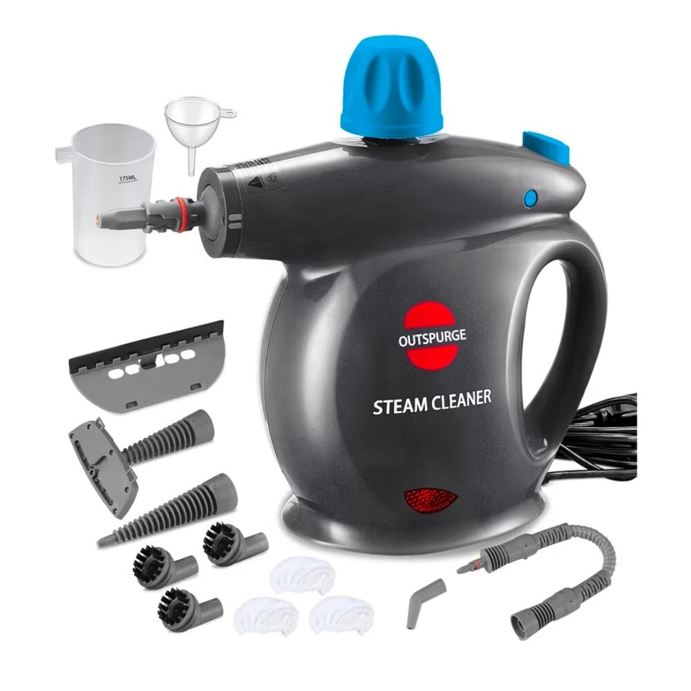 Handheld Steam Cleaner, Pressurized Multi-Surface Steam Shot with 13 Accessories